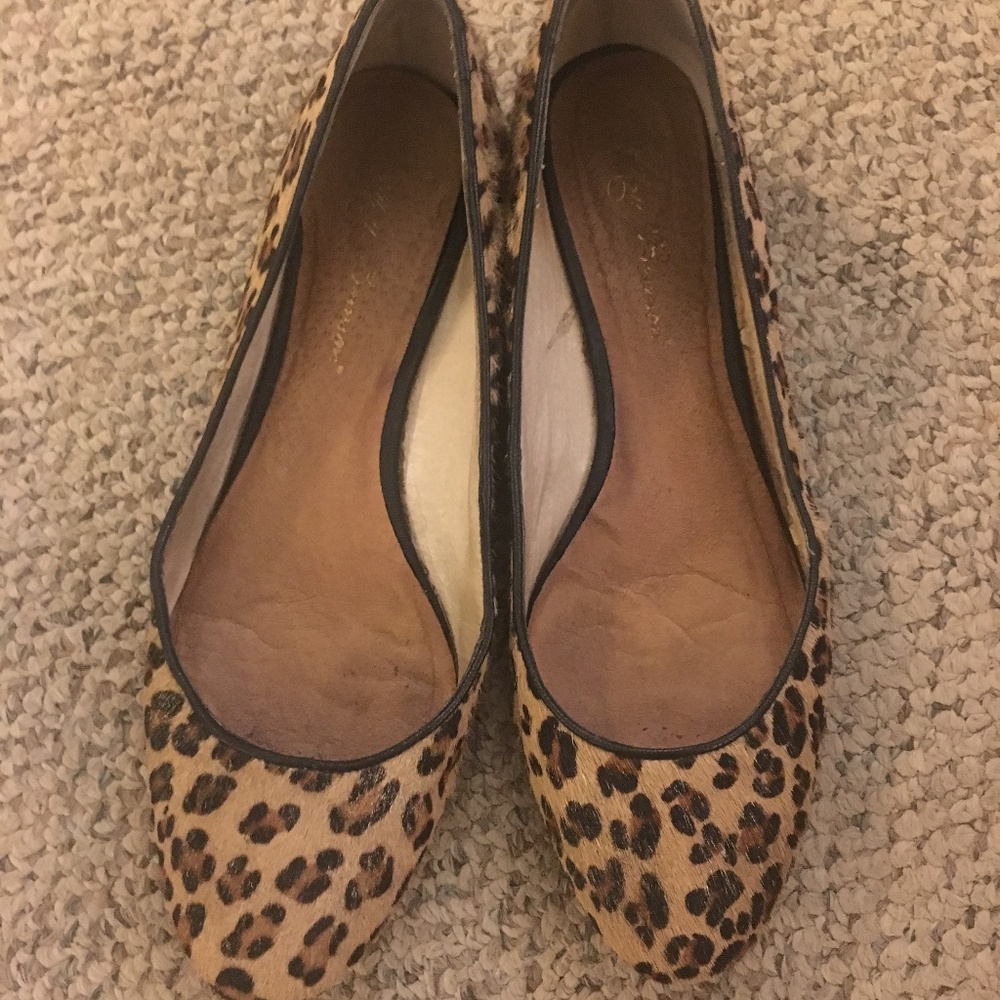 Matt Berson Leopard Ballet flats